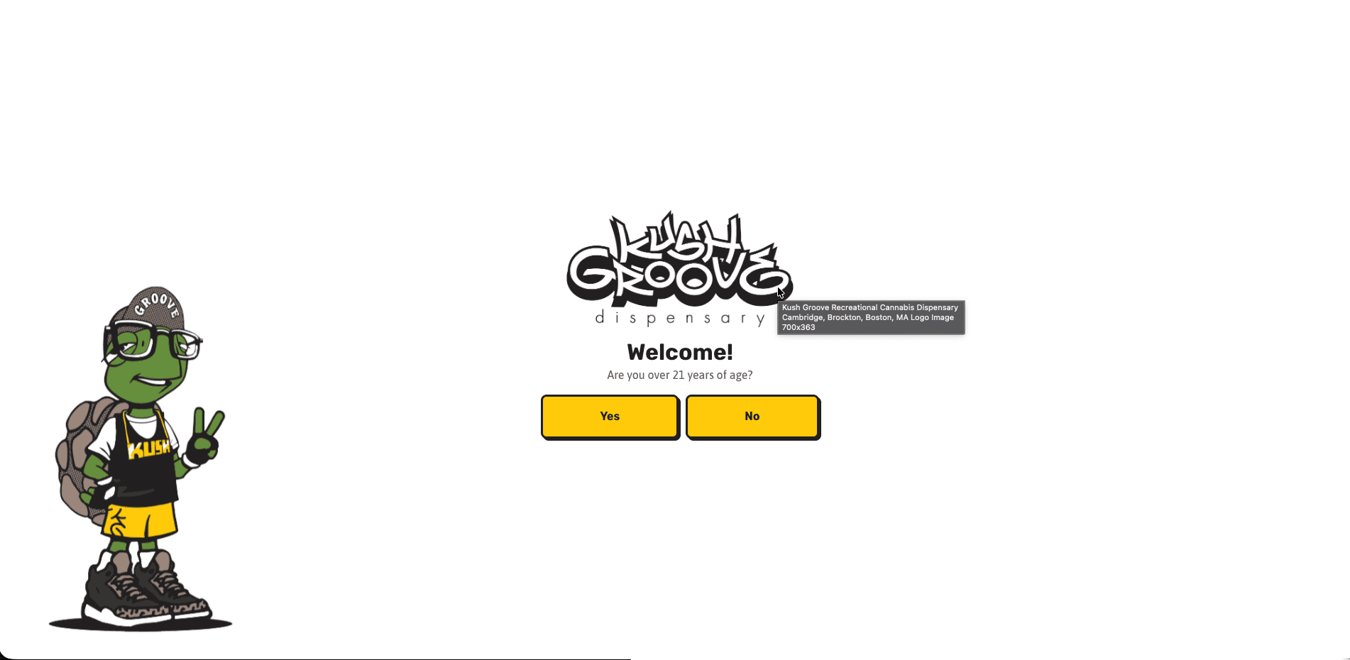 Kush Groove website screenshot for cannabis industry